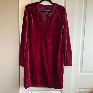 Anthropologie Velvet Dress